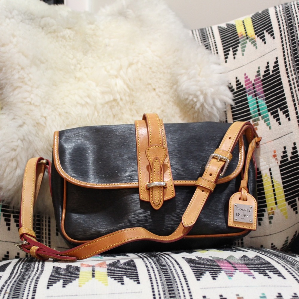Dooney & Burke Textured Saffiano Large Equestrian